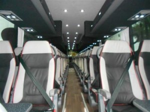luxury charter bus rental